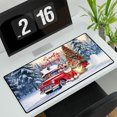thumbnail image 3 of Santa is Coming Sphynx Merry Christmas Xmas Noel Truck Tree Desk Mat Full Keyboard Mouse Pad Cat Lover Kitten Owner Gifts Idea Large Mousepad - 02023, 3 of 5