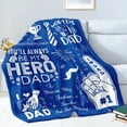 thumbnail image 2 of Fathers Day Blanket Gifts for Dad - Dad Birthday Gifts from Daughter Son - Christmas Valentines Day Presents for Father Who Wants Nothing - Best Daddy Ever Blanket - Daddy Throw Blanket, 2 of 7