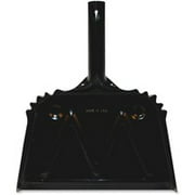Genuine Joe Heavy-duty Metal Dustpan 12" Wide - Metal Pan - Black - 12 / Carton