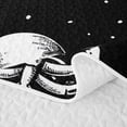 thumbnail image 5 of Homewish Halloween Death Skull Bed Spread Queen,Trick Or Treat Print Queen Coverlet Set,3 Pieces, 5 of 7