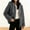 Gray, variant on Women's Comfy Warm Jacket Plus Size Zip up Hoodie Fleece Winter Coat Soft Fuzzy Cardigan with Pockets New Pinky XXL