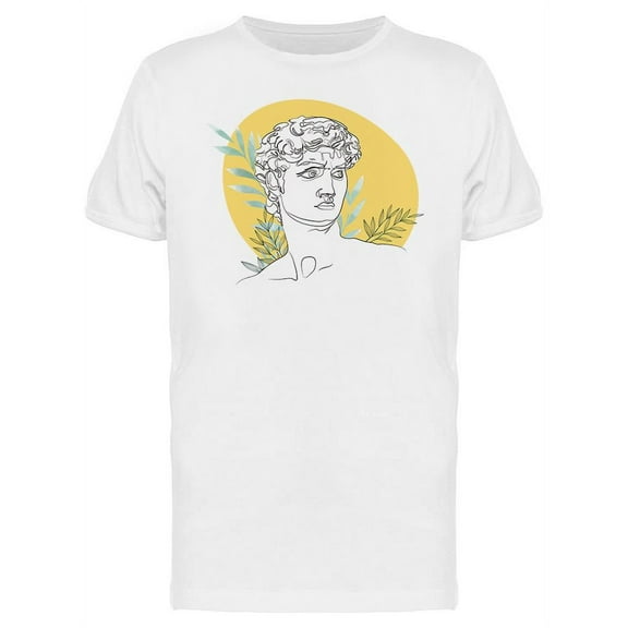 David Sculpture Artistic Design T-Shirt Men -Image by Shutterstock, Male Large