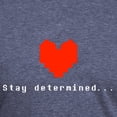 thumbnail image 3 of CafePress - Stay Determined Undertale Men's Deluxe T Shirt - Mens Tri-blend T-Shirt, 3 of 4