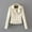 White, variant on Babysbule Winter Jackets for Women Women Ladies Lapel Motor Jacket Coat Zip Biker Short Punk Cropped Tops