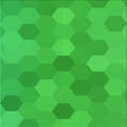 thumbnail image 1 of Ahgly Company Tapis d'Intérieur Lavable en Machine Carré Vert Lime Transitionnel, 5 Pieds Carré, 1 of 7