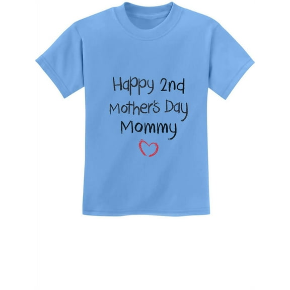 Tstars Boys Unisex Best Gift for Mother's Day Shirts Tshirt Happy 2nd Mothers Day Kids Cool Cute Gift for Mom Shirts for Boy Mothers Day Gift Kids T Shirt