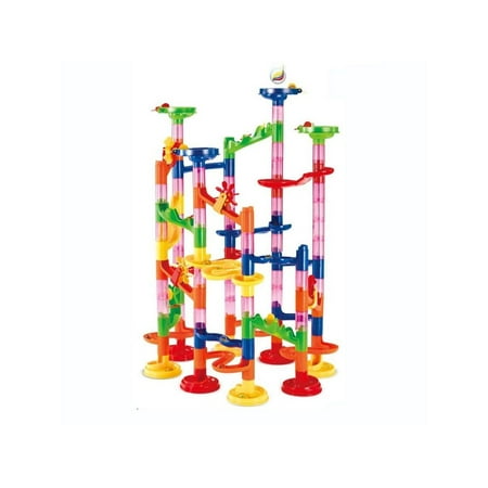 Maggift Marble Runs Toy Set Translucent Marbulous 80 (Best Marble Run Ever)