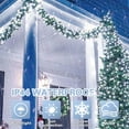thumbnail image 2 of 33ft Christmas Decorative Mini Lights, 100 LED Green Wire Fairy Starry String Lights Plug in, 11 Lighting Modes, for Indoor Outdoor Xmas Tree Wedding Party Decoration (White), 2 of 6