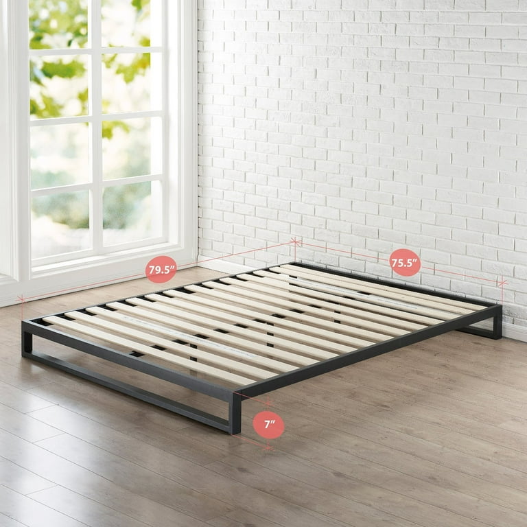 Zinus trisha 7 inch heavy duty on sale low profile platforma bed frame