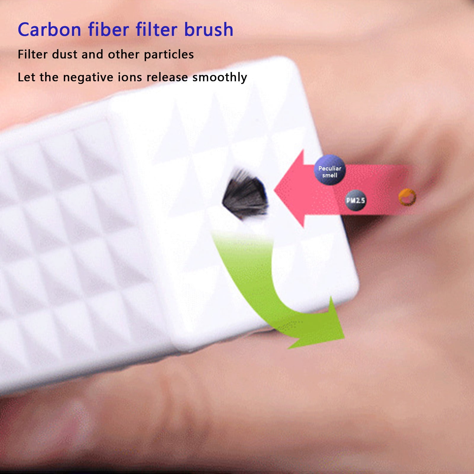 Latrodar Car Purifier Plug-in Car Freshener Gadgets Ionic Car Deodorizer Removes & Pet & Food Odor White Durable