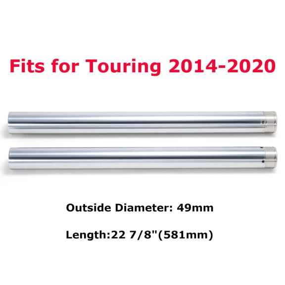 49mm Fork Tubes for Harley Touring 2014-2023 Electra Glide FLHT Road Glide FLTRX Road King FLHR FLHRC Street Glide FLHX Ultra Limited FLHTK 45500113 2015 2016 2017 2018 2019 2020 2021 2022