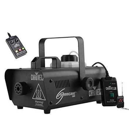Chauvet DJ Hurricane 1000 Fog Smoke Machine w/ Wired & Wireless Remotes H1000