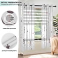 thumbnail image 3 of Yayeee Window Curtains Light Filtering 63"x42" Grommet Panel Pair Home Living Room Decor, Panda Pattern, 3 of 7