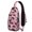 Orange-21, variant on Summer Party Watermelon Sling Backpack with Fresh Tropical Fruit Pattern – Water-Resistant Crossbody Bag with Anti-Theft Pocket, Large Storage Compartments, Adjustable Strap, Ideal for Bea