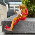 thumbnail image 4 of Rana estatua de Jardín DYNWAVEMX Estatuillas de Jardín Maceta Reciclado metal Patio Decoración Jardín Animal Adorno Artesanía estatua al aire libre, 4 of 8