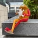 thumbnail image 4 of de estatua de jardín de hadas cama en lindo para decoración ornamento oso Zulema estatua al aire libre, 4 of 8