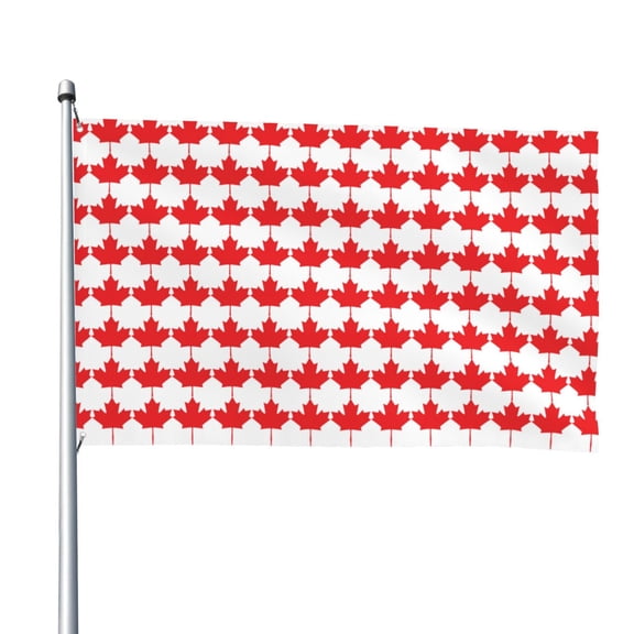 Canadian Maple Leaf Flag Flag 4x6 Ft Big Flag For Outdoor Indoor Office Workplace Home Garden