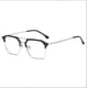 thumbnail image 5 of Espejo decorativo pequeño con cara simple que muestra el rostro, moderno, antiluz azul, de alta definición, para miopía, para hombres, 5 of 5