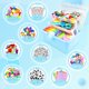 thumbnail image 4 of Kit de manualidades BNUZEIYI 3000, suministros de manualidades para niños, 4 of 7