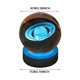 thumbnail image 1 of Saturno Esfera de 6 cm + Luz de color de 7 cm Base redonda de madera Enchufe USB Bola de cristal Base de madera luminosa colorida Adornos Pequeña luz nocturna, 1 of 5