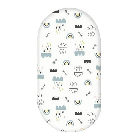 

Baby Mose Basket Sheet Bassinet Sheet Cradle Sheet Adapts To Rectangle Oval Pram Bassinet Pads