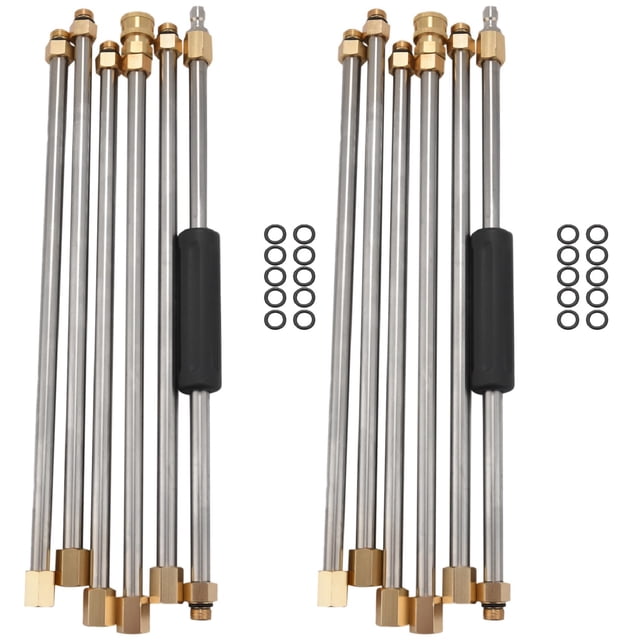 2pcs 90 Inch Universal Wand Set Car Washing Pressure Washer Wand Extension