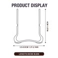 thumbnail image 3 of WHEANG Door Draught Excluder PVC Door Seal For From Sound Cold And Silicone (Brown 36inch), 3 of 9