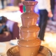 thumbnail image 5 of Acero Inoxidable de 40 Onzas Fuente de Fondue de Chocolate, Fuente de Fondue de Chocolate, Fuente de Chocolate de 4 Niveles, Máquina Fuente para Queso, Fondue de Chocolate Cascada, 5 of 5