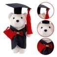 thumbnail image 4 of 10pcs mini graduación oso felpa Graduación de peluche de animales para ositos suaves para la temporada para la decoración del ramo de flores muñecas del oso, 4 of 4