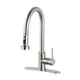 thumbnail image 3 of Cfowner Kitchen Faucet, Stainless Steel Sink Faucets with Pull Down Sprayer, 360°Swivel Spout, 3 of 6