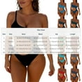 thumbnail image 3 of Womens Sexy One Piece Swimsuit Cut Out Slimming One Shoulder Bathing Suit Thong Monokinis Swimwear (M, Blue), 3 of 5
