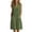 Army Green, variant on Tqcoqu Overall Shorts for Women,Sleeveless V-Neck Button Down Romper,Casual Loose Fit Summer Short Jumpsuit with Pockets,Army Green Women's S-XXL