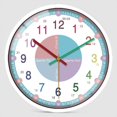 thumbnail image 3 of Reloj de Pared Colorido para Niños Pulgada Silencioso, Sin Tictac, de , Funciona con , Reloj de Pared, de Leer, Números rosado Baoblaze reloj de pared del dormitorio de los niños, 3 of 6