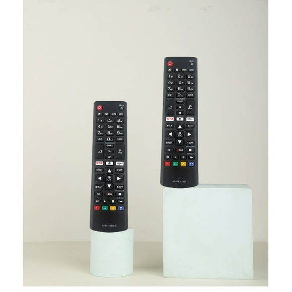GJX Black Universal TV Remote Control,Soft Touch Keys for Roku Remote, Long-Distance Precision for Roku Remote,Multi-Device and Eco-Friendly Compatibility for Roku Remote