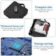 thumbnail image 3 of DOITOOL 1 Set Quartz Movement Wall Clock Mechanism Battery Operated DIY Repair Parts Replacement without Batteries, 3 of 3