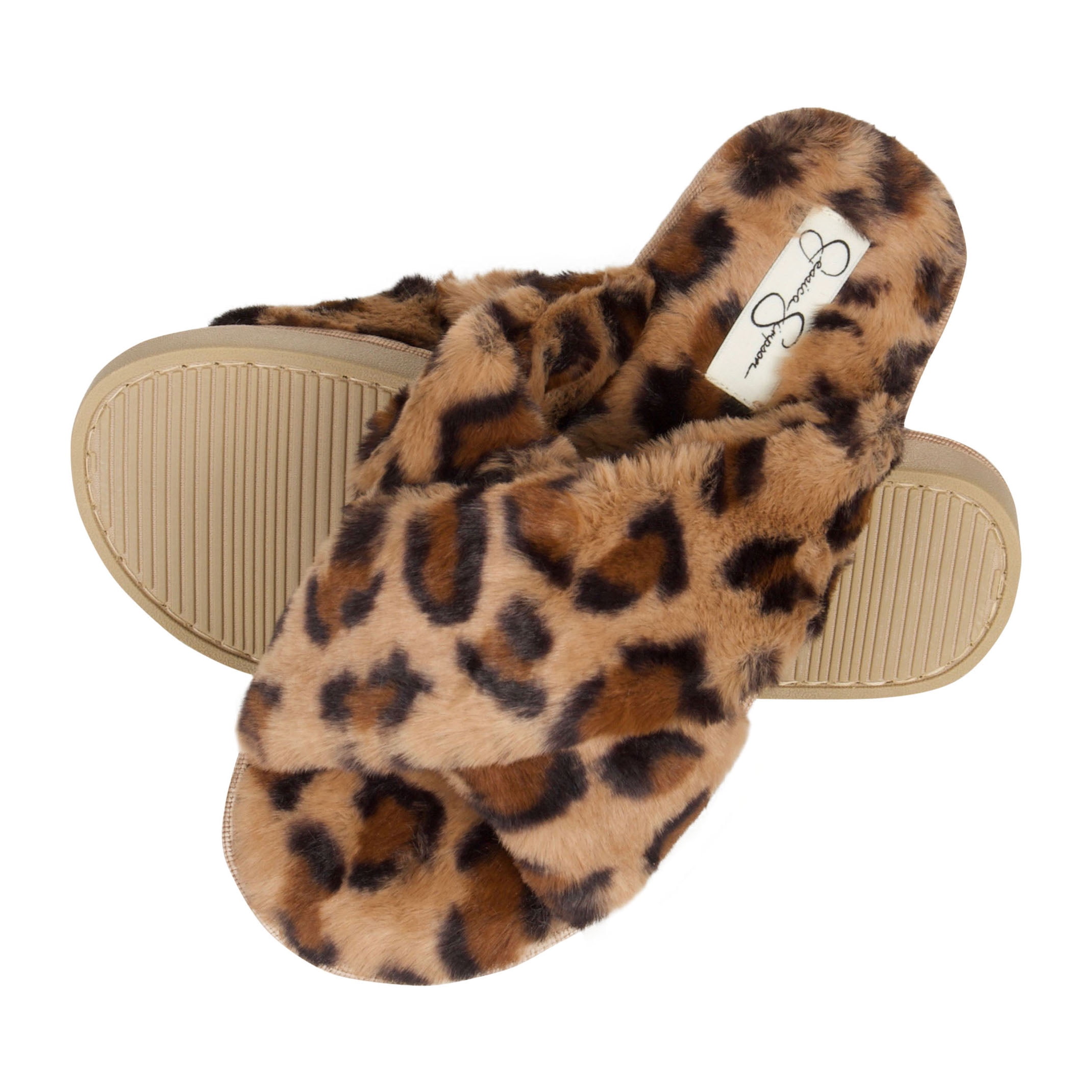 jessica simpson leopard slippers