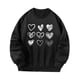 thumbnail image 2 of Sudadera negra para mujer, estilo casual, holgada, moderna y ligera. S, 2 of 9