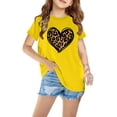 thumbnail image 2 of Zpanxa Chemises Filles T-Shirt à Imprimé d'Halloween Col Rond Manches Courtes Haut Mode en Coton 3 Ans, 2 of 4