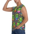 thumbnail image 3 of Pofeuu Cactus In Pots Print Men's Muscle T-Shirt, Sleeveless, Muscle Tank, Classic Muscle Tee Top For Men Casual Sleeveless Muscle T-Shirt Trendy Clothes-Small, 3 of 7