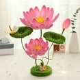 thumbnail image 5 of Lotus table lamp night light handmade DIY material package, 5 of 10