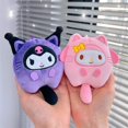 thumbnail image 2 of LLavero de juguete de peluche de tigre pequeño Sanrio japonés, colgante de muñeca de peluche, monstruo de pez, Kuromi Melody Cinnamoroll, regalo de Navidad, 2 of 5