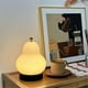 thumbnail image 2 of French Cream Pear Table Lamp Bedside Minimalist Living Room Rechargeable Lamp Ambiance Decorative Night Lamp, 2 of 5