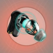 Skullcandy Rail XT True Wireless Inner Ear Earbuds with Skull-iQ, True Black