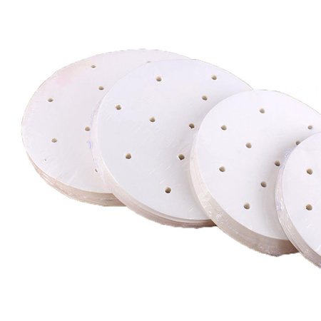 50 PCS Baking Paper Sheets Breathable Nonstick Food Silicone Paper for Oven Air Fryer and Plate 16cm