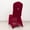 Burgundy, variant on Balsa Circle White Spandex Stretchable Banquet Solid Chair Covers Rhinestone Sash Band Wedding Party