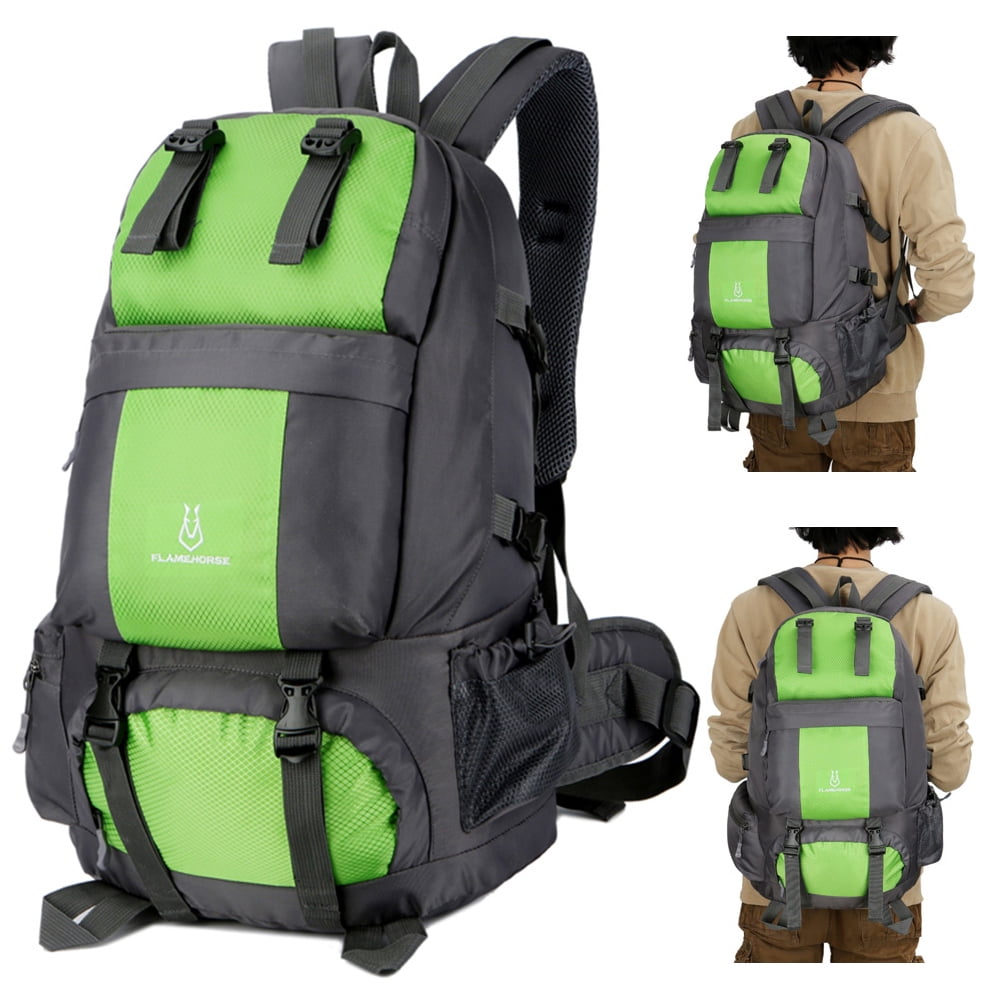 Mochila Senderismo Impermeable Verde 50l