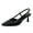Black, variant on Women's Slingback Kitten Heel Closed Pointed Toe Dress Pumps Shoes for Women Comfortable Low Heeled Sandals Wedding Party Pumps