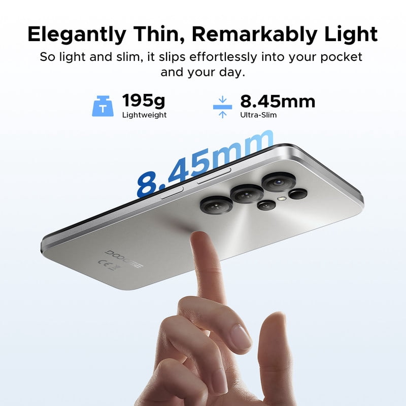 DOOGEE Note56X Pro Android 16 Unlocked Phone with Gemini AI,6150mAh Android Phone,32GB+128GB/2TB,6.56"HD+90Hz,Dual SIM Smartphone,13MP+8MP,Widevine L1