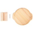 thumbnail image 2 of Bamboo Sofa Tray Table Clip On Side Table Couch Arm With 360 Rotating Phone Holder, Couch Tray For, 2 of 5