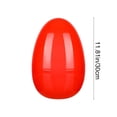 thumbnail image 3 of HuiXinOu 11.8 Inch Open Top Easter Egg Decorative Plastic Egg for Easter Party Gift Basket Filler Home Table and Holiday Scene Decoration, 3 of 6